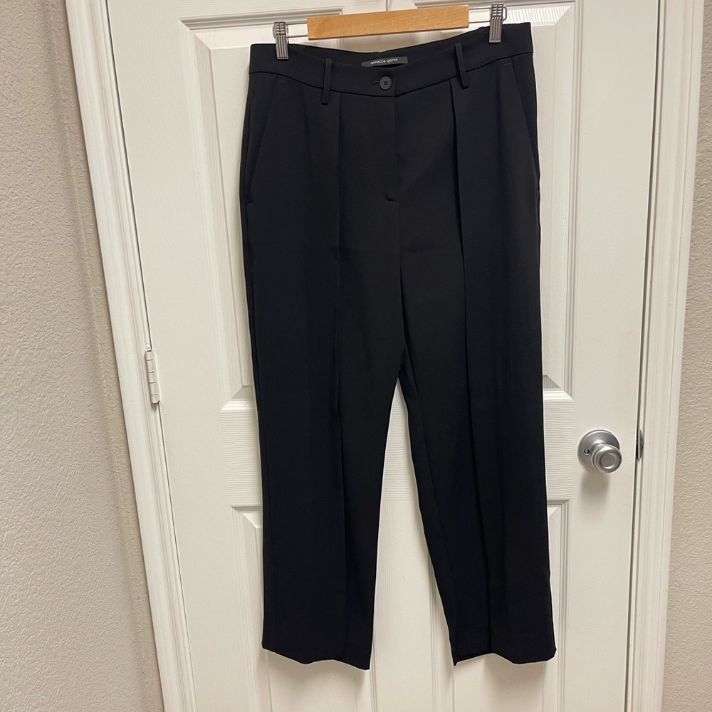 Annette Gortz Black Wide Leg Slacks
